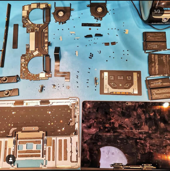 Macbook Pro 13 inch Touchbar Topcase with keyboard A1706