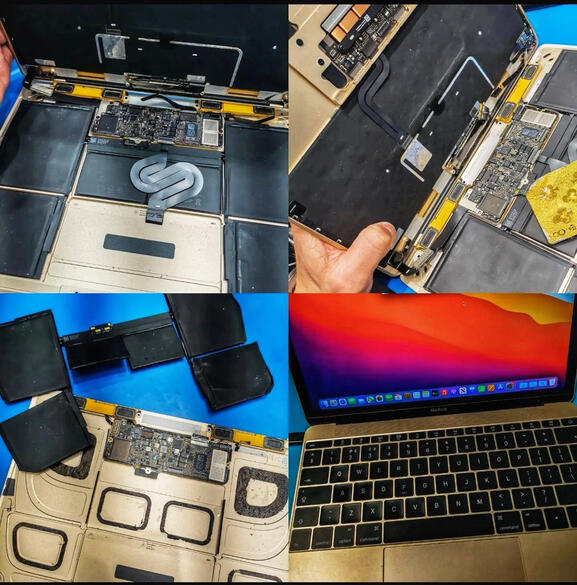 (Retina, 12-inch, A1534) Battery swap